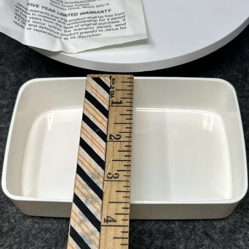 Vintage Deluxe Diet Food Scale White Mechanical Kitchen Tool by Janus w/ Box - Picture 5 of 15
